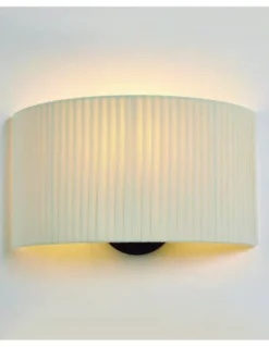 Aplique de pared Corba – Luxcambra – Pantalla encintada algodón