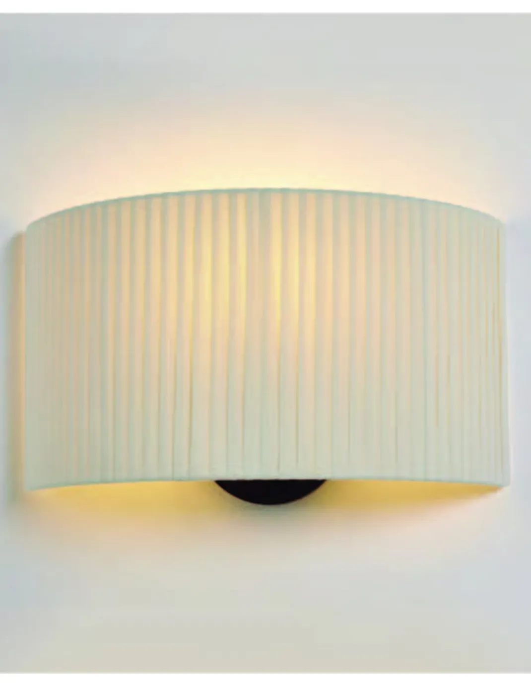 Aplique de pared Corba – Luxcambra – Pantalla encintada algodón