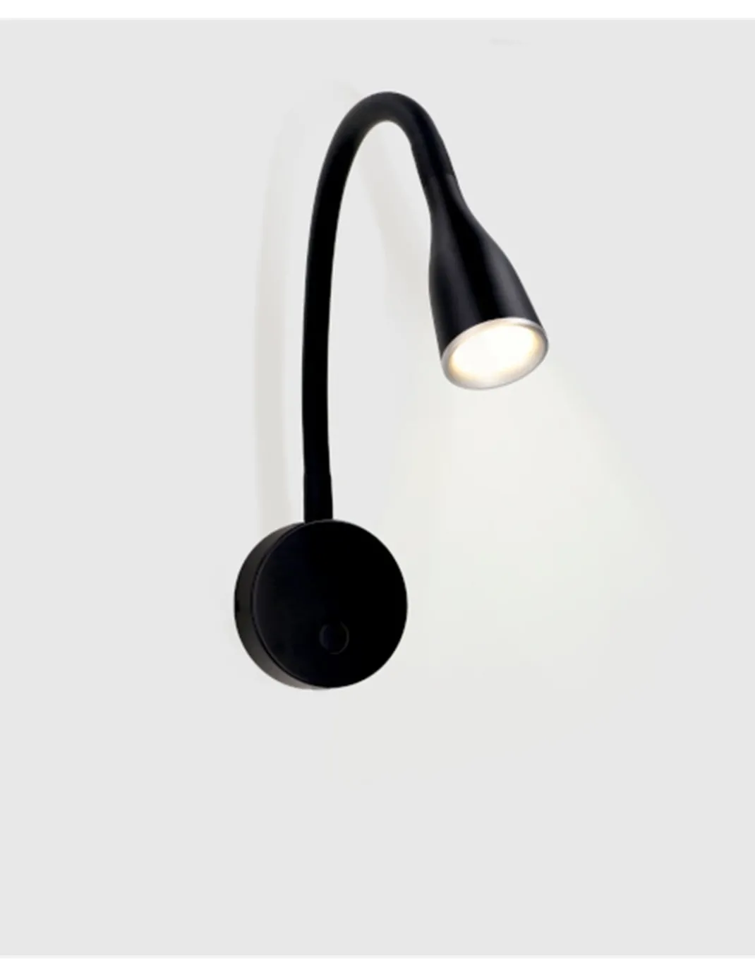 Aplique de pared Crobat – FORLIGHT – Lámpara de lectura en 2 colores, LED 3000K 450 lm, Brazo orientable