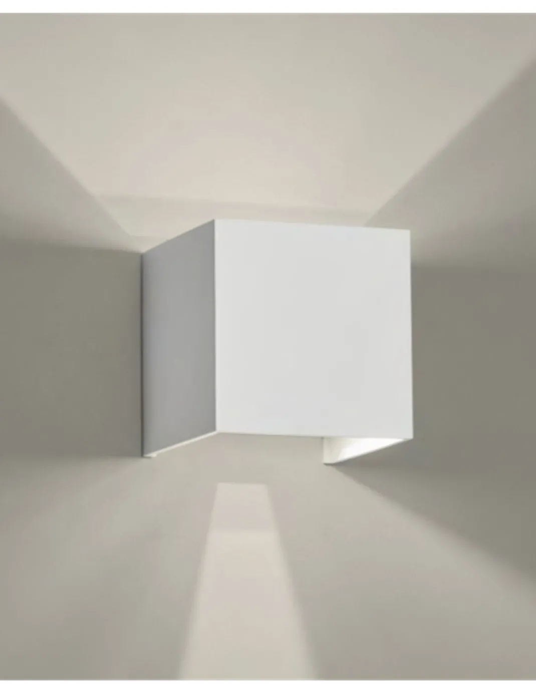 Aplique de pared cuadrado Kub - LedsC4