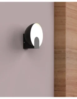 Aplique de pared Óculo – Mantra – Disponible en negro y dorado
