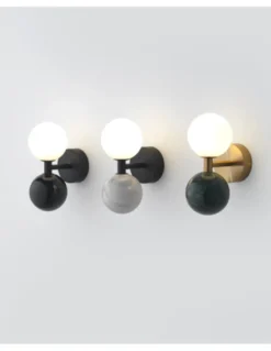 Aplique de pared Dalt – Aromas – Lámpara de pared de mármol, 10 cm, LED 3000K