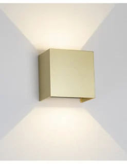 Aplique de pared Davos 20W - Mantra - Lámpara LED cuadrada con haz de luz regulable