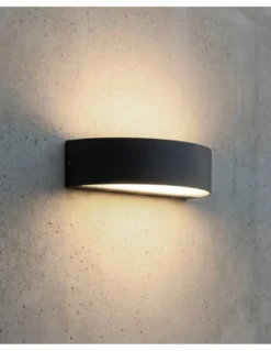 Aplique de pared de exterior Aysel - ACB - Lámpara LED de pared con doble luz indirecta IP65