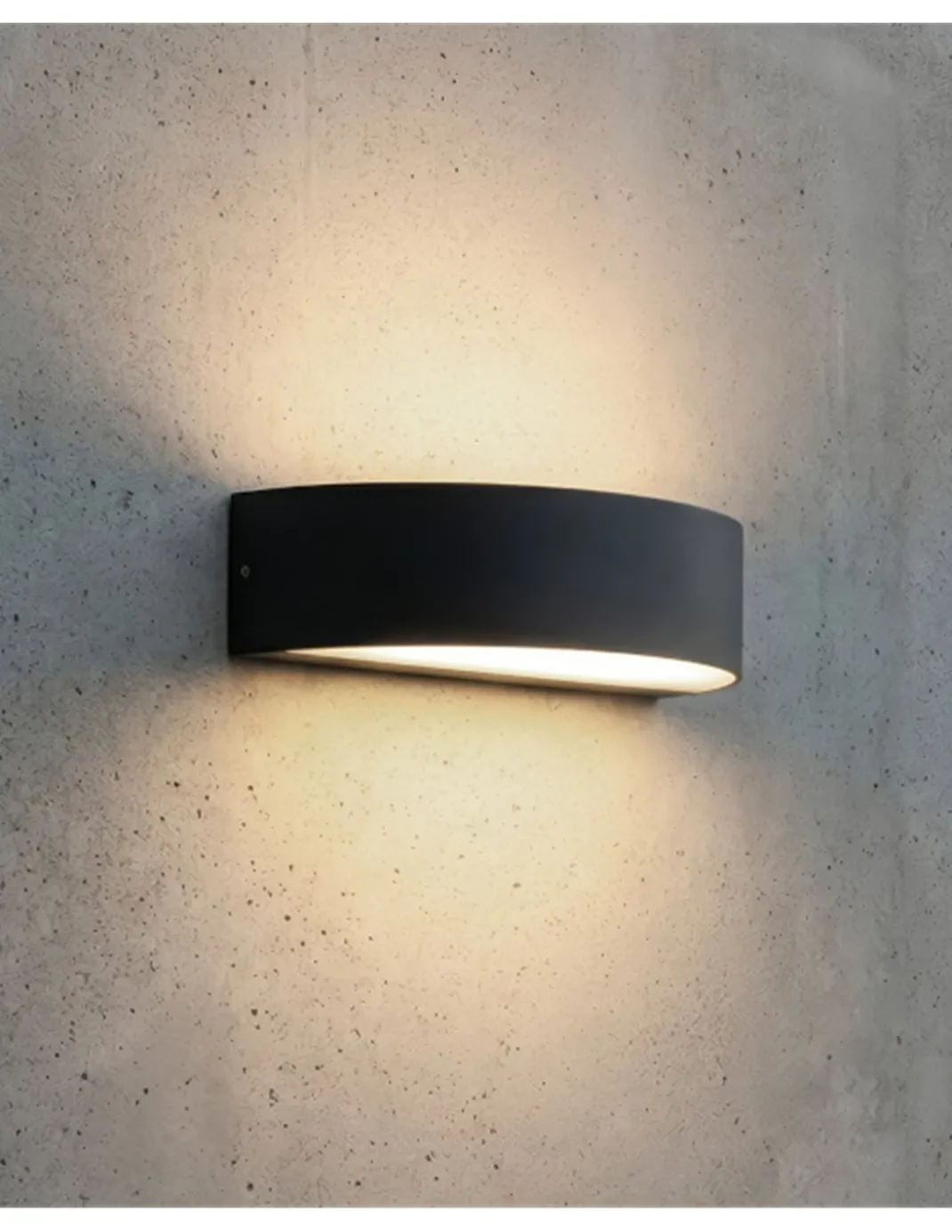 Aplique de pared de exterior Aysel - ACB - Lámpara LED de pared con doble luz indirecta IP65