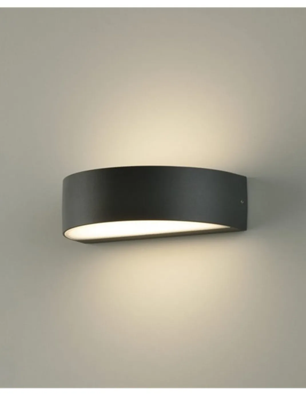 Aplique de pared de exterior Aysel - ACB - Lámpara LED de pared con doble luz indirecta IP65
