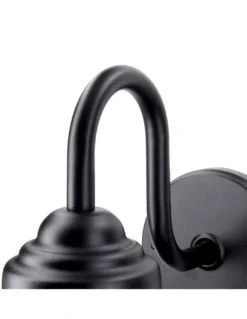 Aplique de pared de exterior Avenue – FORLIGHT – Lámpara vintage negra, IP44 E27