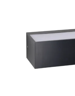 Aplique de pared de exterior Ara – FORLIGHT – Lámpara moderna, E27 15W, Apto para ambientes salinos