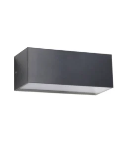 Aplique de pared de exterior Ara – FORLIGHT – Lámpara moderna, E27 15W, Apto para ambientes salinos