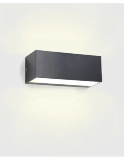 Aplique de pared de exterior Ara – FORLIGHT – Lámpara moderna, E27 15W, Apto para ambientes salinos