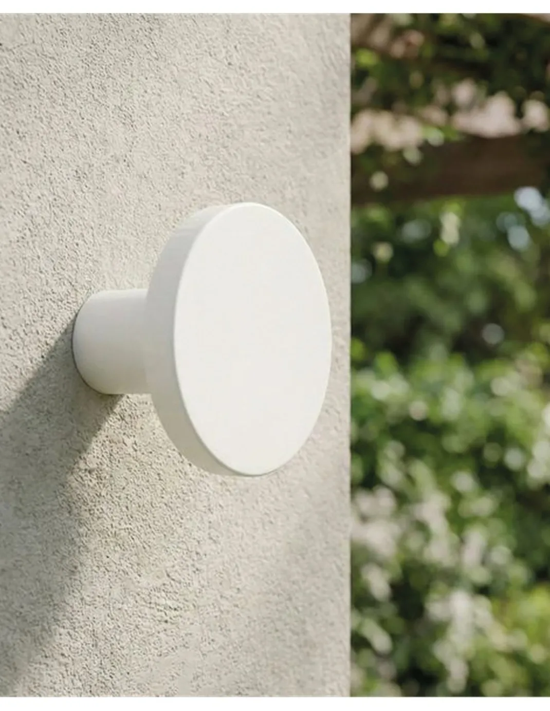 Aplique de pared de exterior Corvus - ACB - Aplique LED circular de luz indirecta