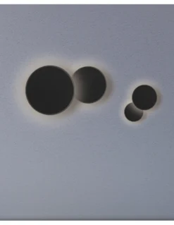 Aplique de pared de exterior Combo - ACB - Aplique LED decorativo circular IP65