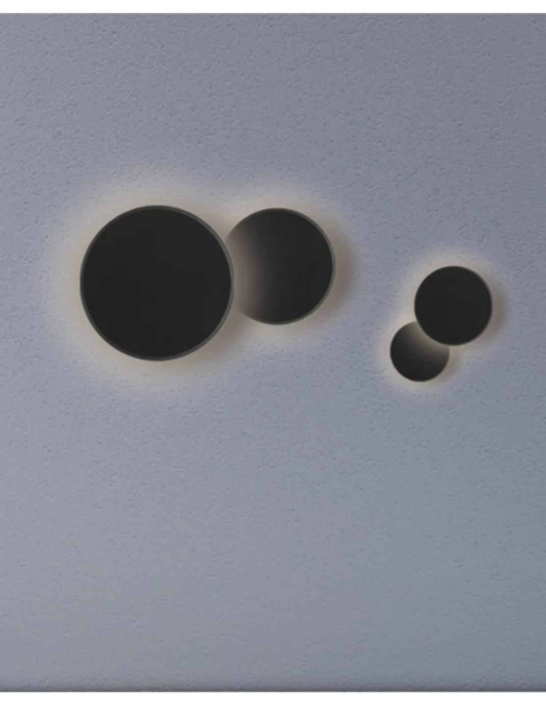 Aplique de pared de exterior Combo - ACB - Aplique LED decorativo circular IP65