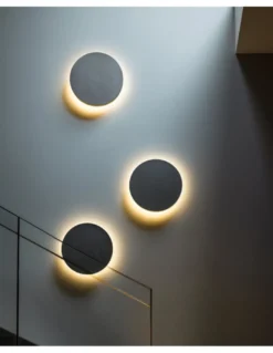Aplique de pared de exterior Combo - ACB - Aplique LED decorativo circular IP65