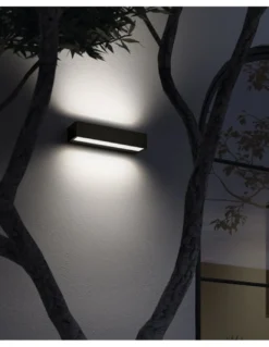 Aplique de pared de exterior Croma - Novolux Lighting - Uni/bidereccional emisión de luz