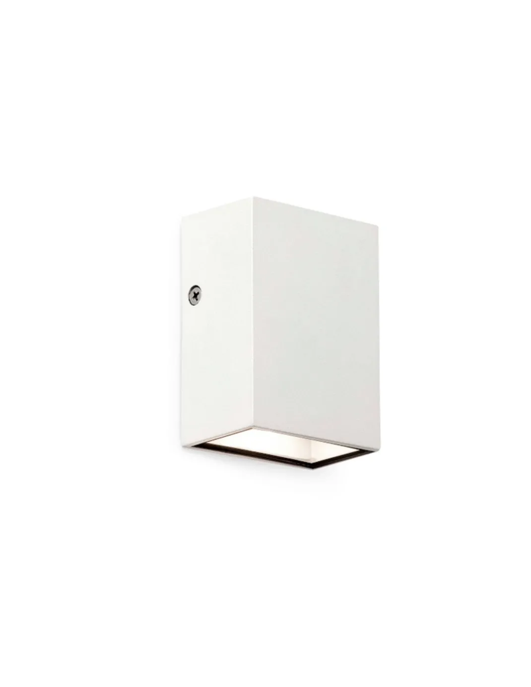 Aplique de pared de exterior Canon – Faro – Aluminio, LED 3000K, 8.5 cm