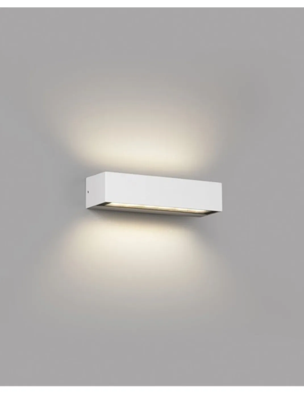 Aplique de pared de exterior Doro – Faro – Aluminio, LED 3000K, 22+38+50 cm