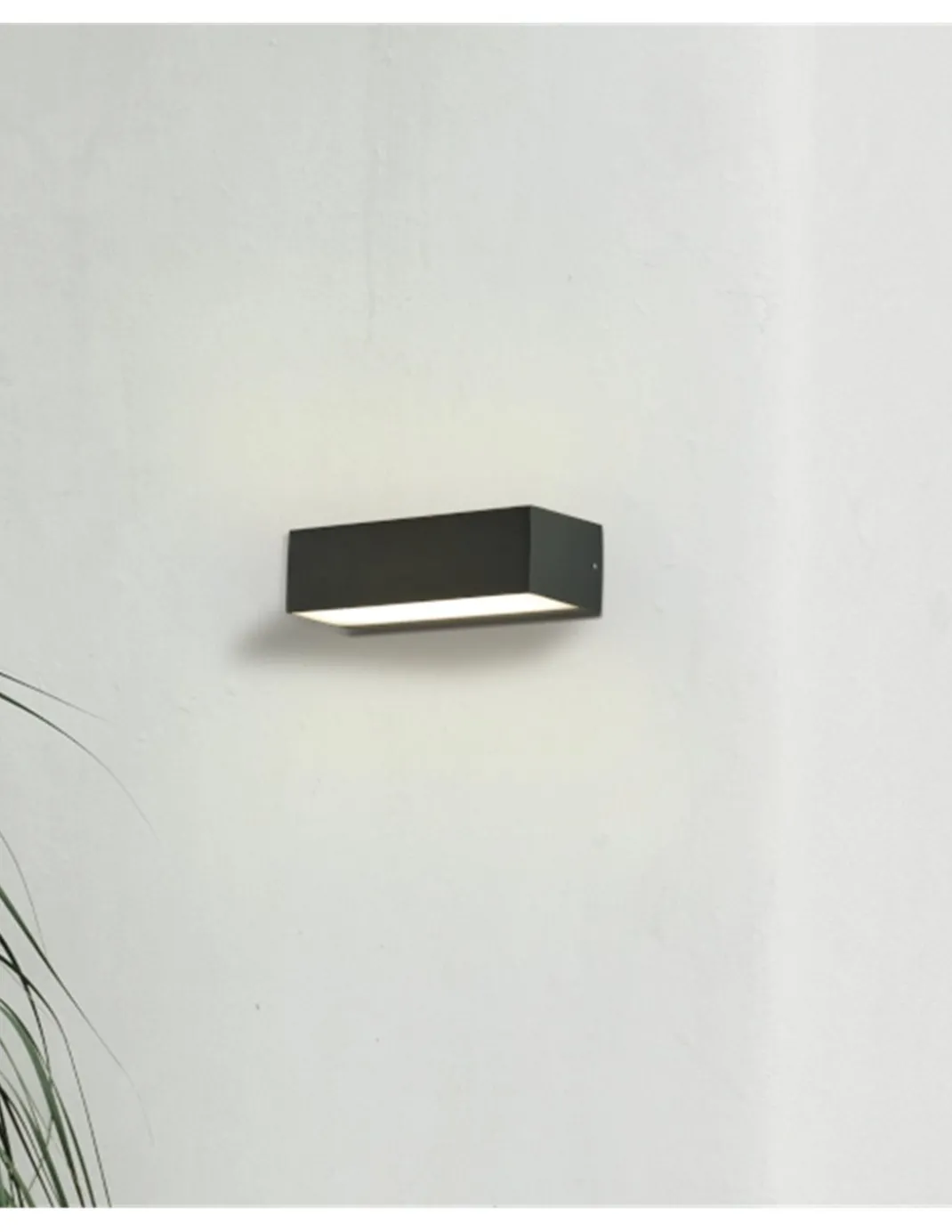 Aplique de pared de exterior Draco - ACB – Lámpara de pared antracita, 20.7 cm