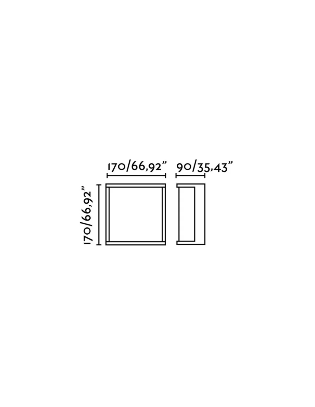Aplique de pared de exterior Hikari – Faro – Aluminio gris oscuro, LED 3000K, 17 cm