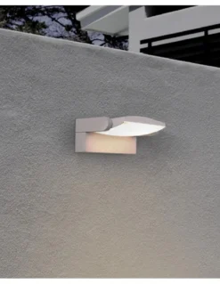Aplique de pared de exterior Hood - Mantra - Lámpara moderna con cabezal orientable