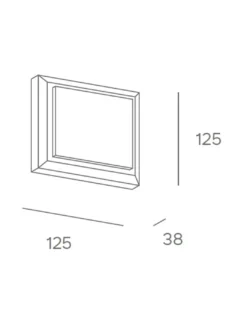 Aplique de pared de exterior Kairo - FORLIGHT - Lámpara cuadrada LED