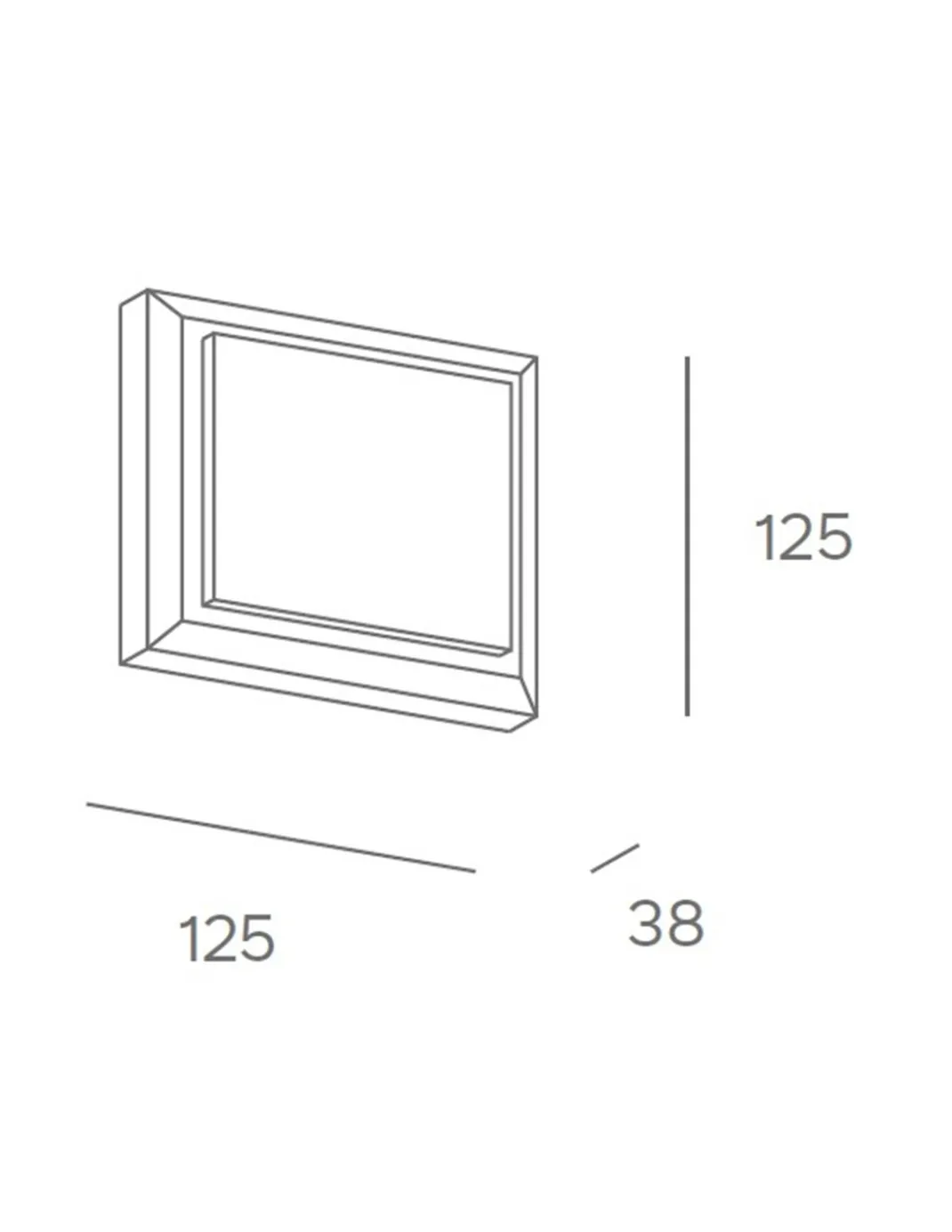 Aplique de pared de exterior Kairo - FORLIGHT - Lámpara cuadrada LED