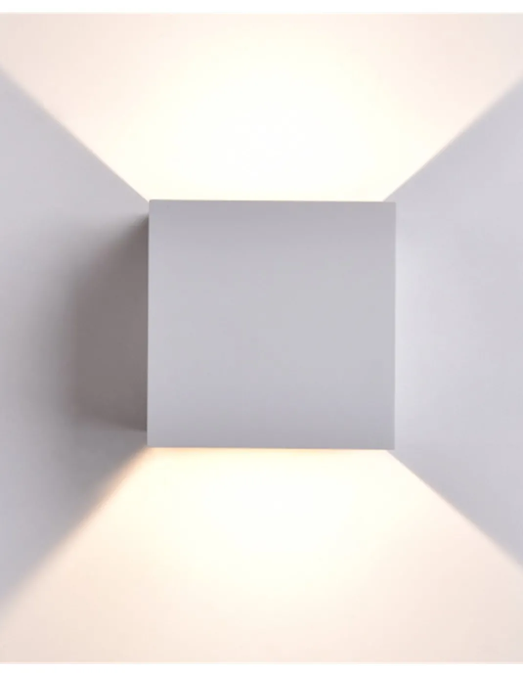 Aplique de pared de exterior Kendo - ACB - Diseño cúbico moderno
