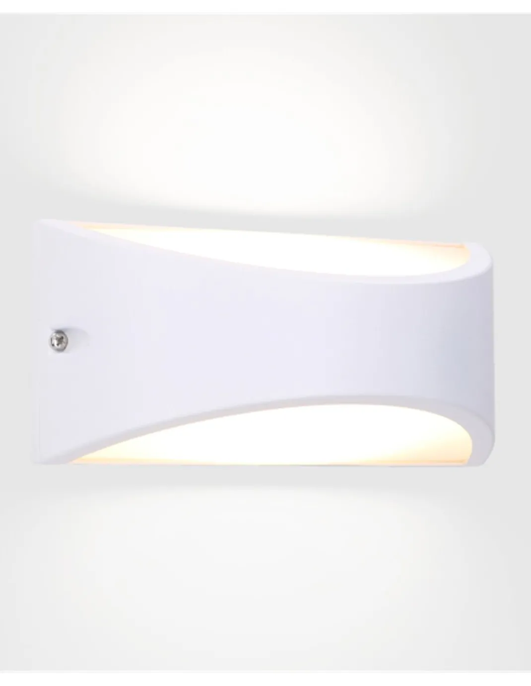 Aplique de pared de exterior Kapa – FORLIGHT – Lámpara de aluminio, LED 3000K/4000K 945 lm, Medidas: 22 cm