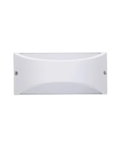 Aplique de pared de exterior Kapa – FORLIGHT – Lámpara de aluminio, LED 3000K/4000K 945 lm, Medidas: 22 cm