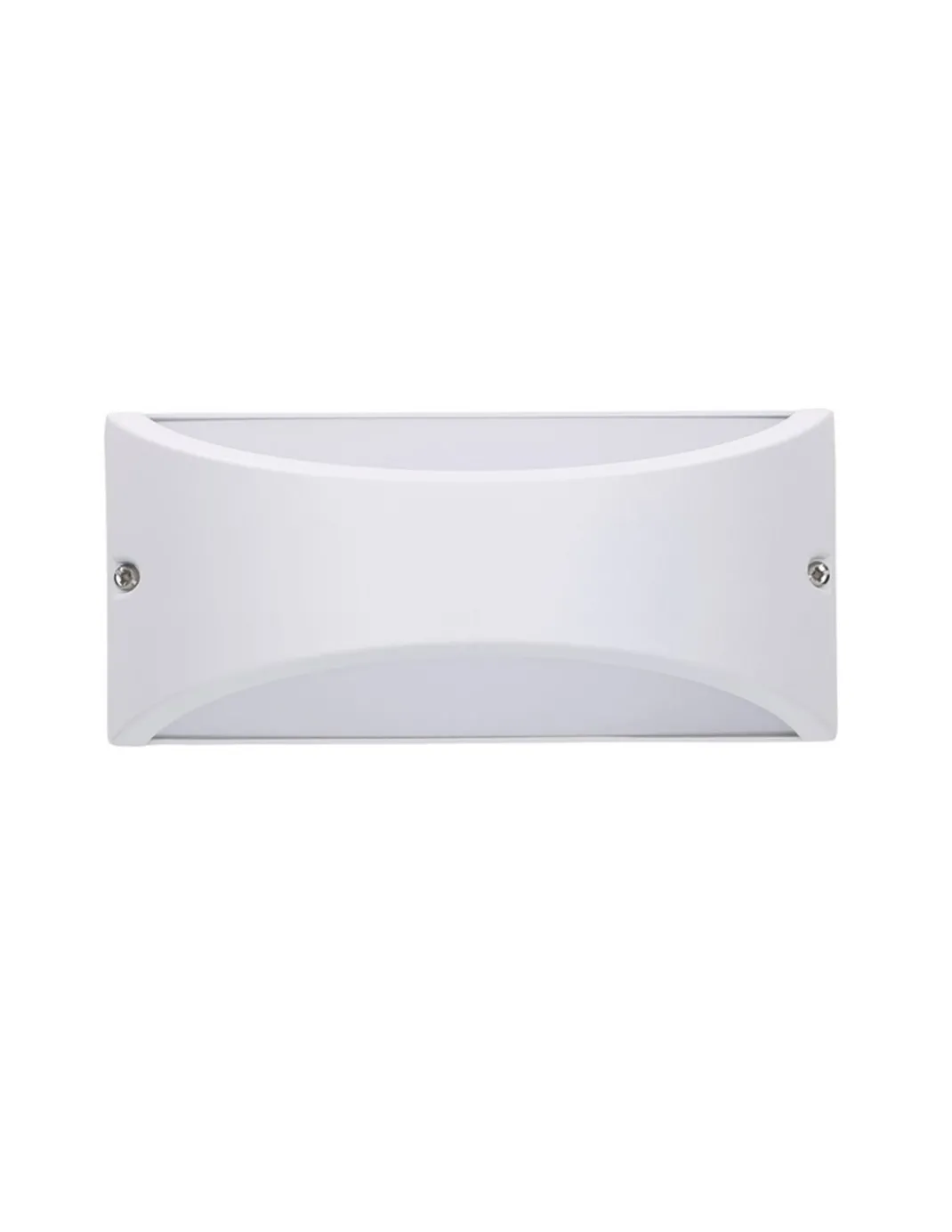 Aplique de pared de exterior Kapa – FORLIGHT – Lámpara de aluminio, LED 3000K/4000K 945 lm, Medidas: 22 cm