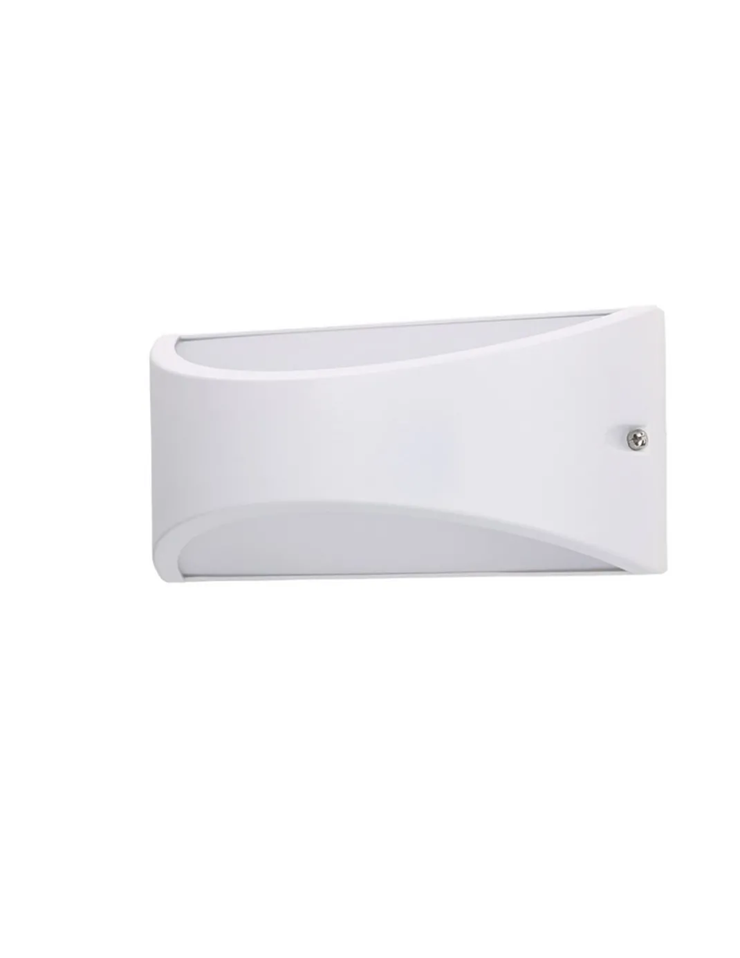 Aplique de pared de exterior Kapa – FORLIGHT – Lámpara de aluminio, LED 3000K/4000K 945 lm, Medidas: 22 cm