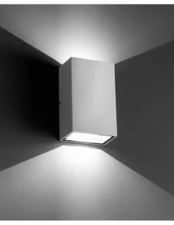 Aplique de pared de exterior Ling – Faro – Lámpara LED 4000K, 15.7 cm
