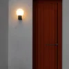Aplique de pared de exterior Moon – Faro – Aluminio Gris, IP44