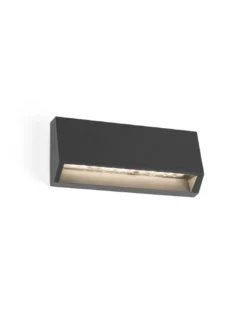 Aplique de pared de exterior Must – Faro – Lámpara moderna en gris oscuro, disponible en 3 tamaños