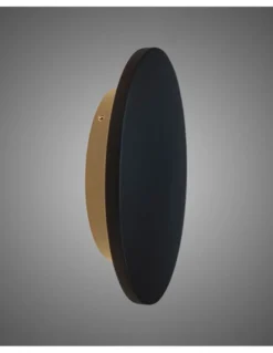Aplique de pared de exterior Moon - Conalux - Aplique redondo de diseño moderno con luz indirecta