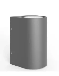 Aplique de pared de exterior Nome - Iberlamp - Diseño moderno de aluminio antracita