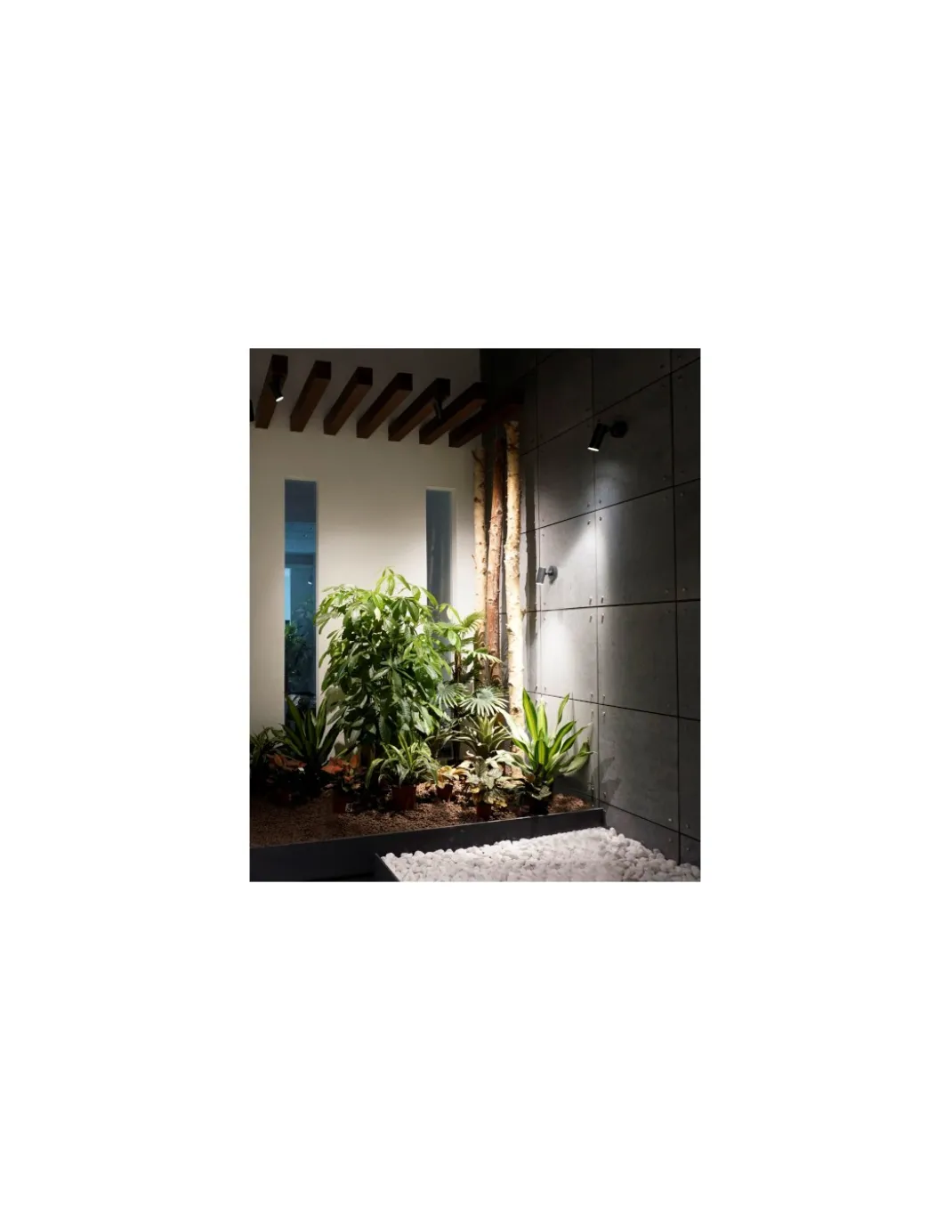 Aplique de pared de exterior Ronda 8 cm – Nexia