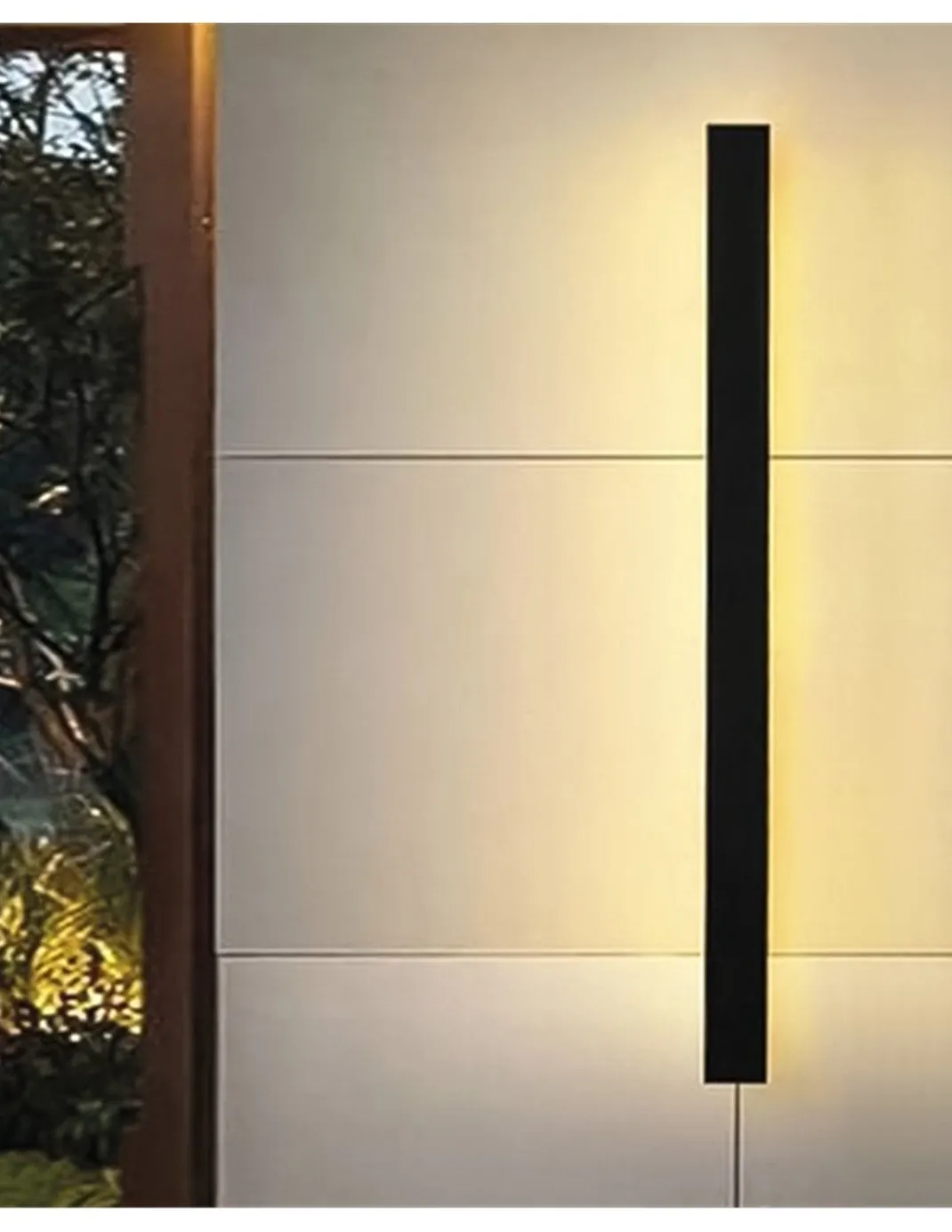 Aplique de pared de exterior Turku - Conalux - Lámpara lineal minimalista LED