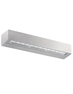Aplique de pared de exterior Tacana – Faro – Lámpara de aluminio satinado, IP65, LED 3000K