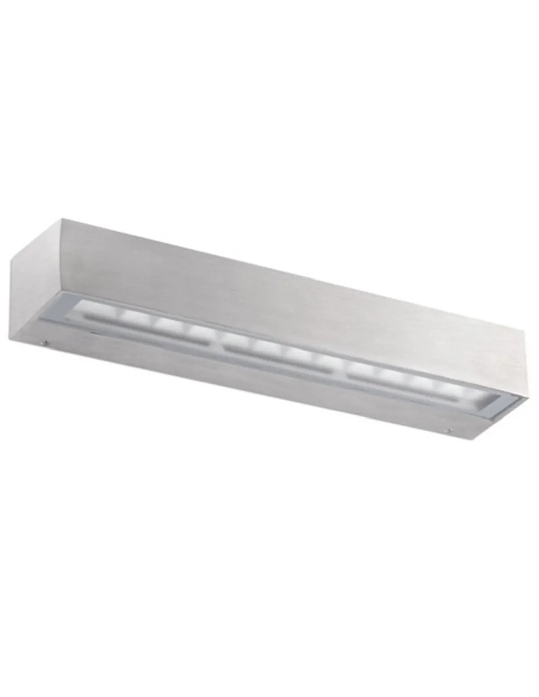 Aplique de pared de exterior Tacana – Faro – Lámpara de aluminio satinado, IP65, LED 3000K