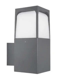 Aplique de pared de exterior Veta - FORLIGHT - Acabado negro