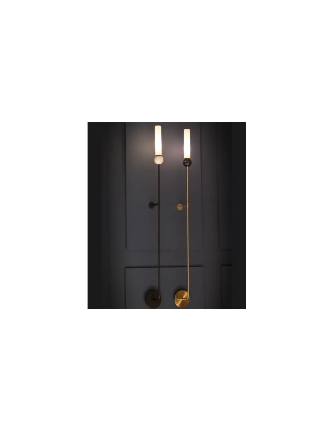 Aplique de pared Delie L - Aromas - Lámpara de mármol, LED 2700K