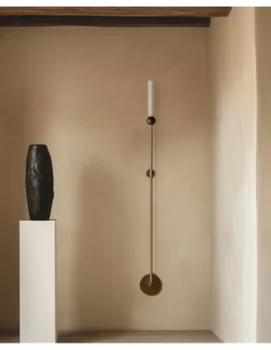Aplique de pared Delie L - Aromas - Lámpara de mármol, LED 2700K