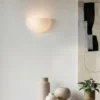 Aplique de pared Dina - ACB - Lámpara de pared semicircular de cristal doble capa
