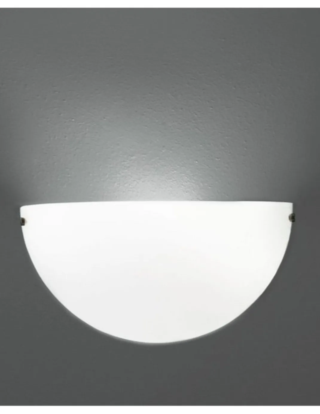 Aplique de pared Dina - ACB - Lámpara de pared semicircular de cristal doble capa