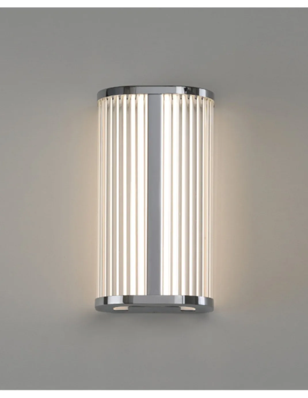 Aplique de pared Diva - ACB - Aplique LED tubular de cristal ideal para baño
