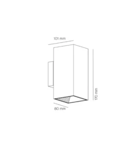 Aplique de pared Doble LED Dau 170 - Milán