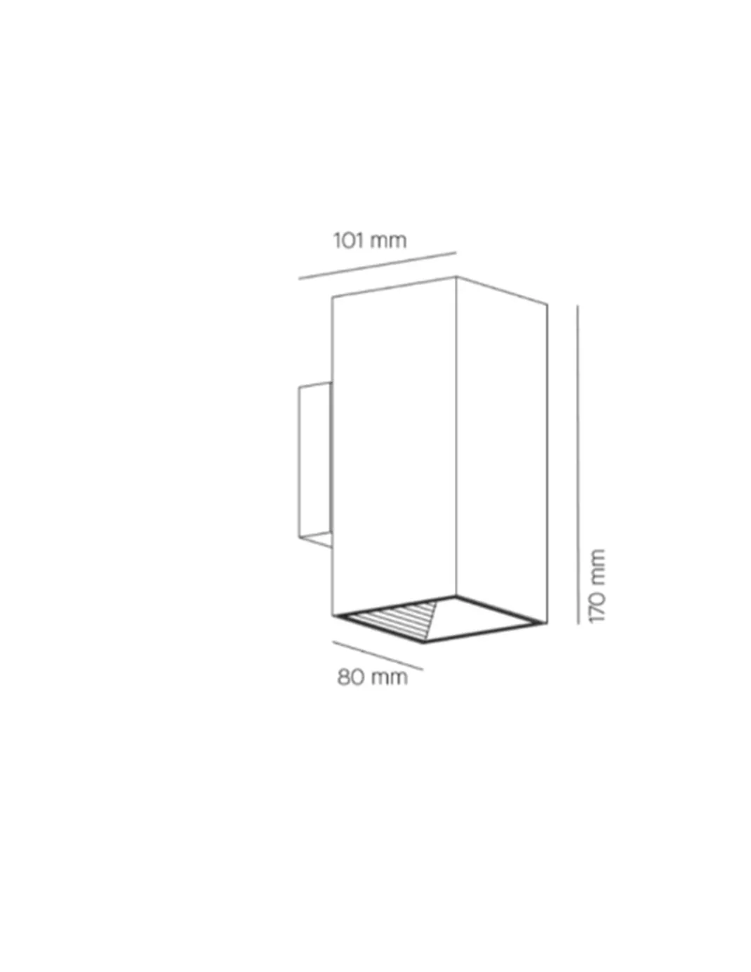 Aplique de pared Doble LED Dau 170 - Milán