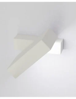 Aplique de pared Dual – Luxcambra – Diseño moderno blanco/negro, Lámpara LED