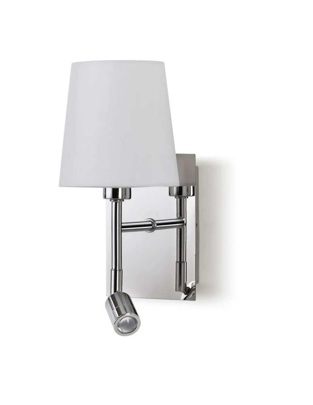 Aplique de pared Eda W - Exo - Novolux Lighting - Lámpara de lectura con pantalla blanca